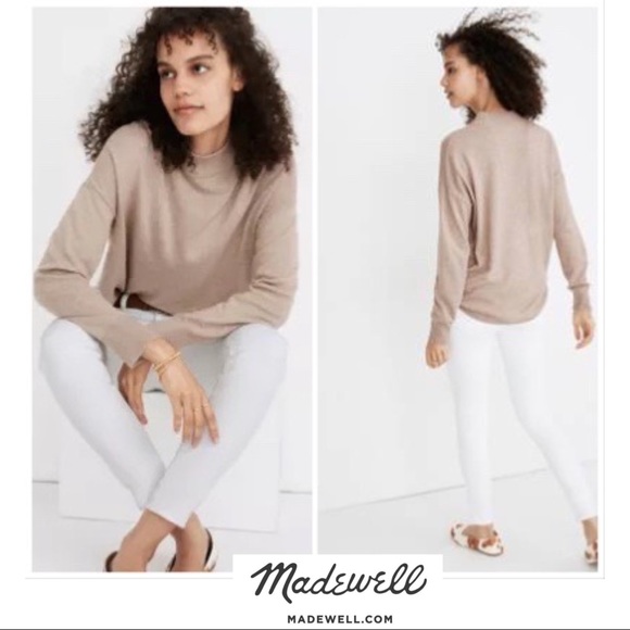 Madewell Sweaters - NEW Madewell Ashbury Mock Neck Sweater